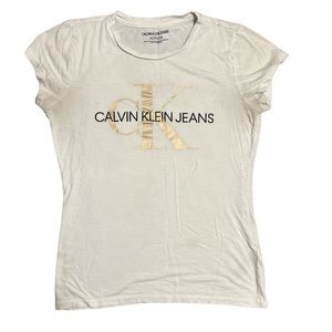 Calvin Klein Jeans, white XS shirt